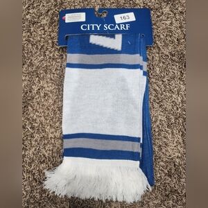 New Los Angeles Scarf Blue and White
